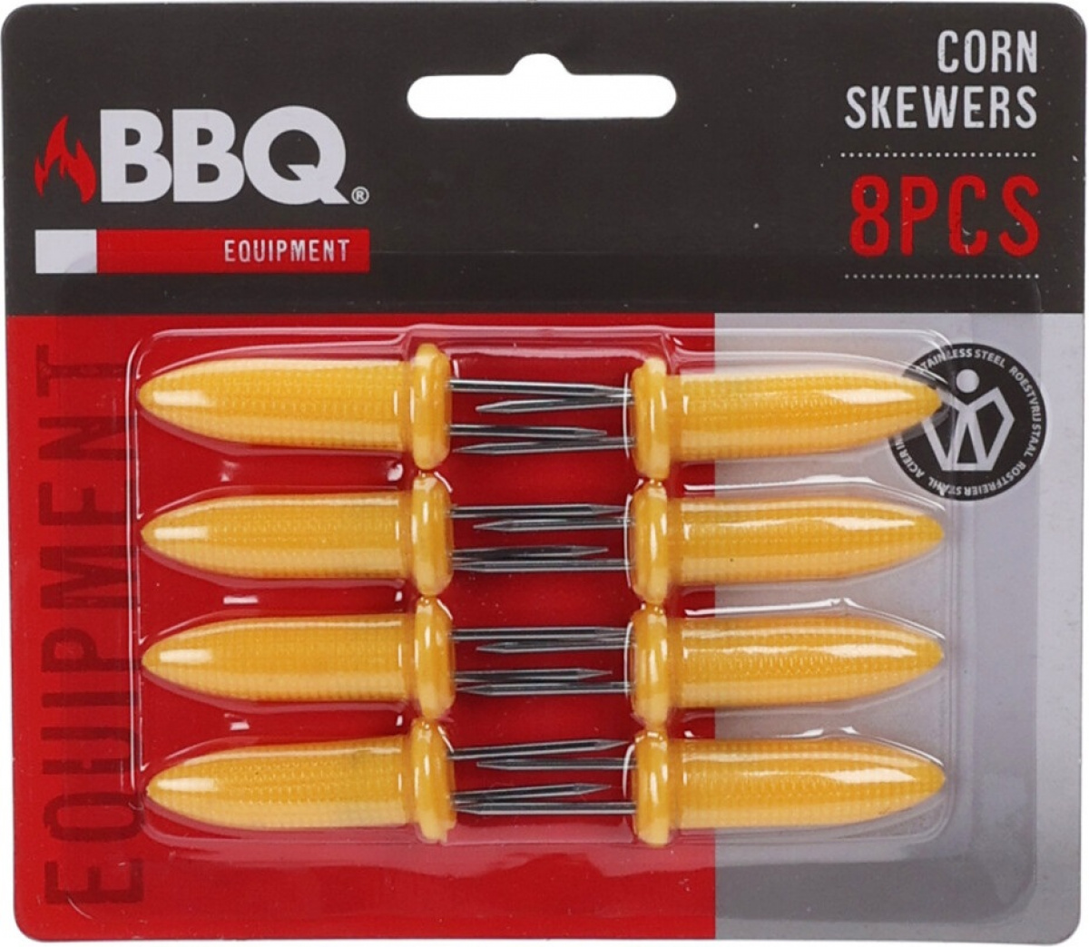 Majskolvhåndtak BBQ i gruppen Husholdning & Kjøkken / Griller / Grilltilbehør hos Campmarket (77983)