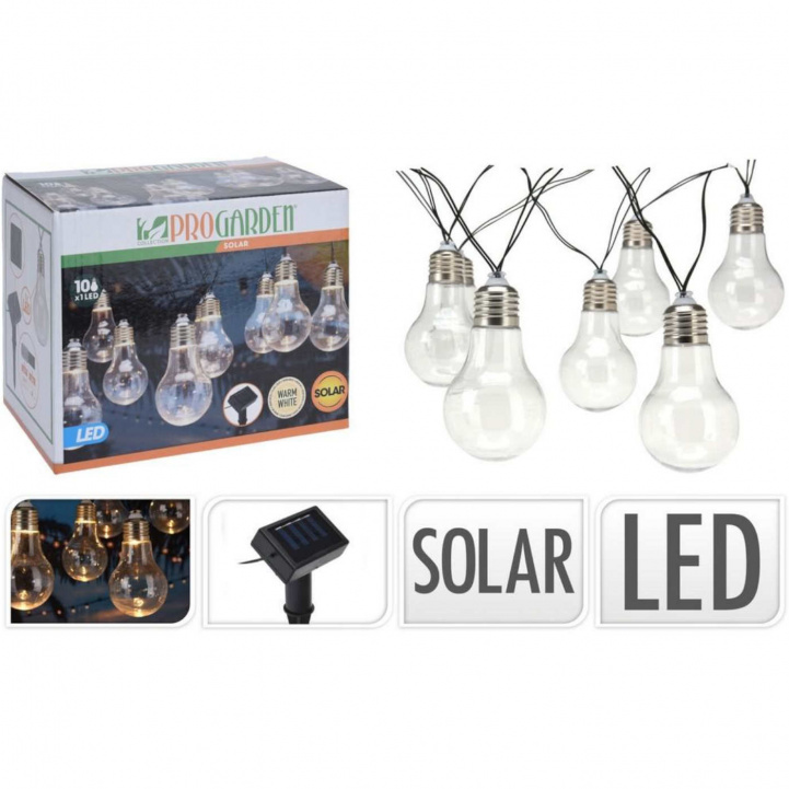 Lyslenke med solcelle i gruppen Hjem & Innredning / Belysning & Lykter hos Campmarket (78024)