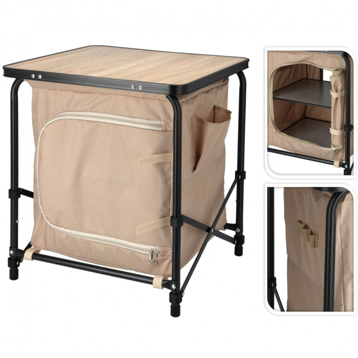 Campingbord med skap i gruppen Campingmøbler / Møbler / Smart oppbevaring hos Campmarket (78085)
