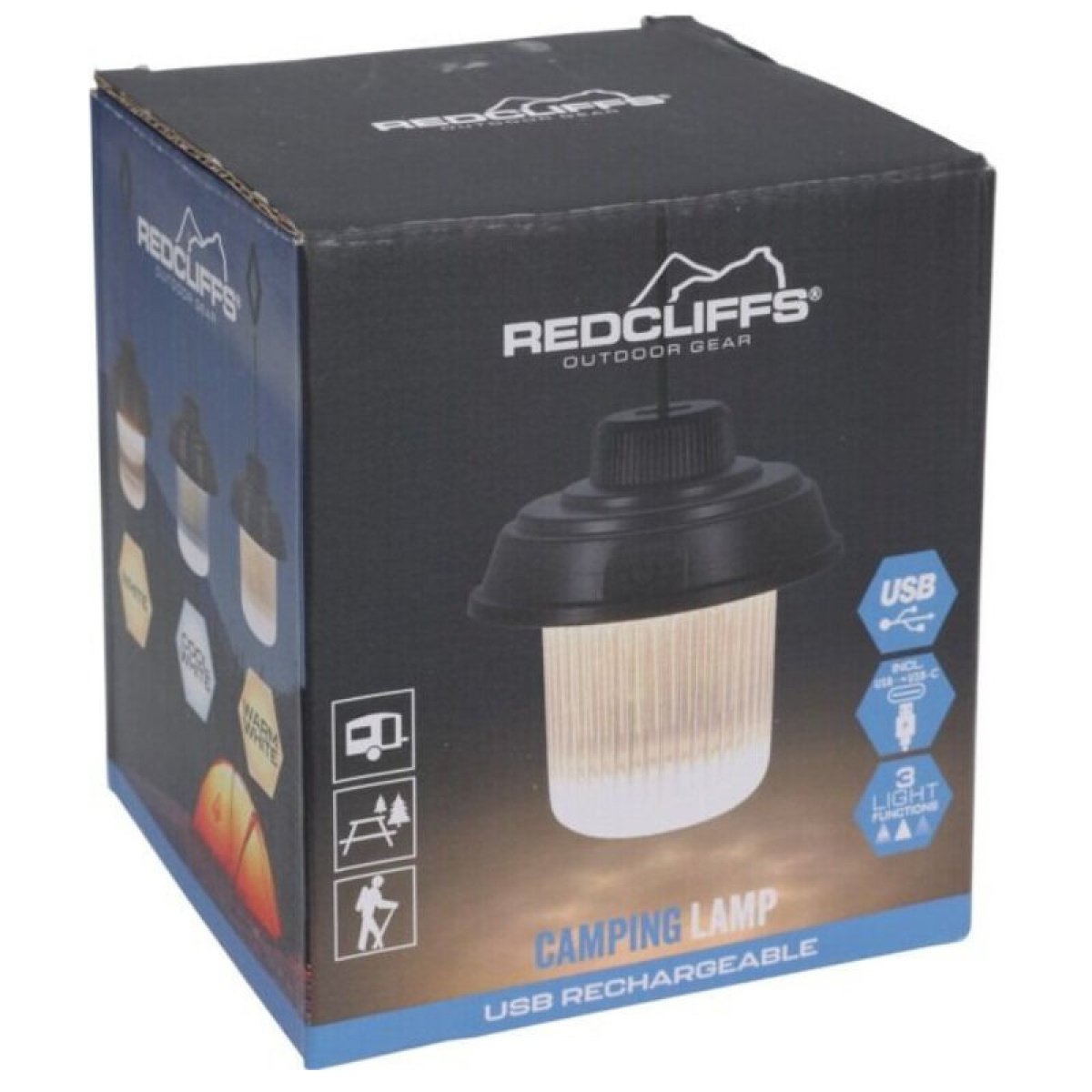 Campinglampe Henge Oppladbar i gruppen Hjem & Innredning / Belysning & Lykter hos Campmarket (78156)