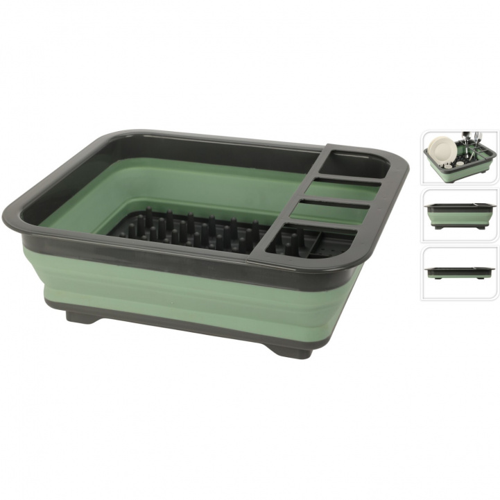 Oppvaskstativ Sammenleggbart i gruppen Husholdning & Kjøkken / Vask, Rengjøring & Oppvask / Oppvaskstativ hos Campmarket (78190)