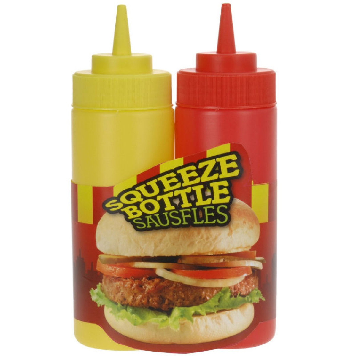 Ketchup- og sennepsflasker i gruppen Husholdning & Kjøkken / Kjøkkenutstyr / Mat & Lageroppbevaring hos Campmarket (78249)