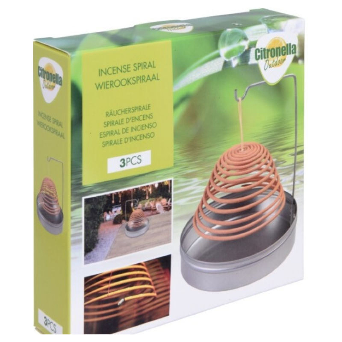 Citronella Myggspiral med Metallboks i gruppen Vann & Sanitær / Skadedyrbekjempelse hos Campmarket (78266)