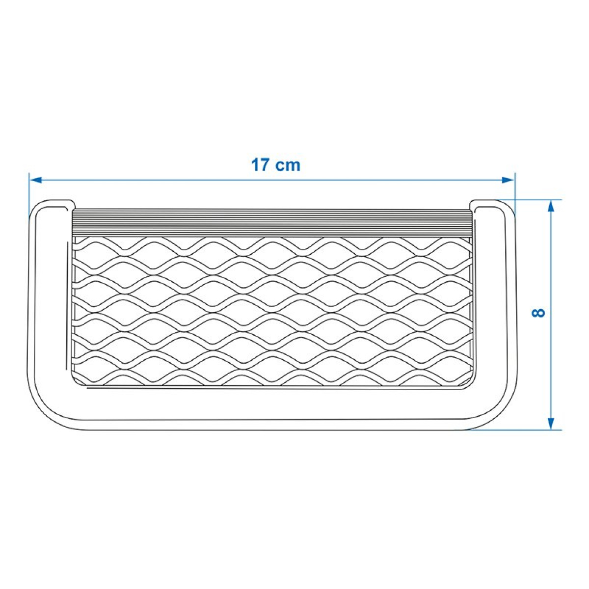 ProPlus Oppbevaringsnett Elastisk 17x8 cm i gruppen Campingvogn & Bobilt / Chassis / Annet hos Campmarket (78325)