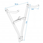 ProPlus Sykkelstativ For Tilhengerfeste Klikk Fast II ProPlus Sykkelstativ For Tilhengerfeste Klikk Fast II