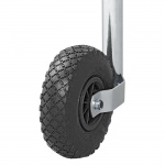 ProPlus Støttehjul 48 mm Plastfelg Med Luftdekk 260x85 mm