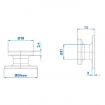 ProPlus Festeknapp Rund ProPlus Festeknapp Rund