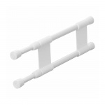 ProPlus Dobbel Justerbar 25,5-43 cm Hvit