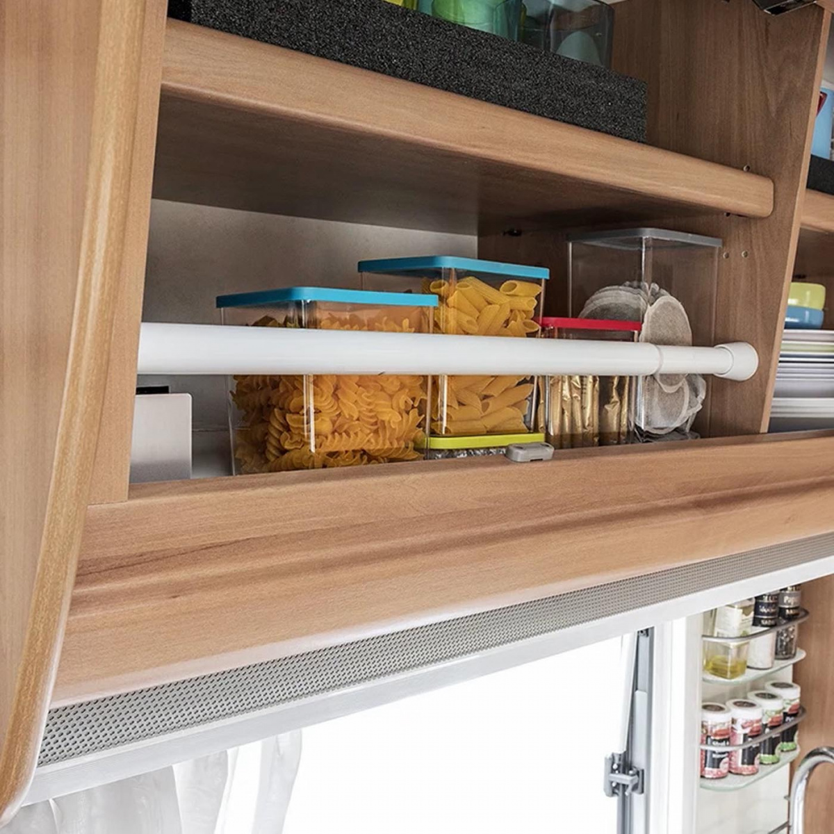 ProPlus Dobbel Justerbar 48-80 cm Hvit i gruppen Husholdning & Kjøkken / Kjøkkenutstyr / Kroker & Hyller hos Campmarket (78369)