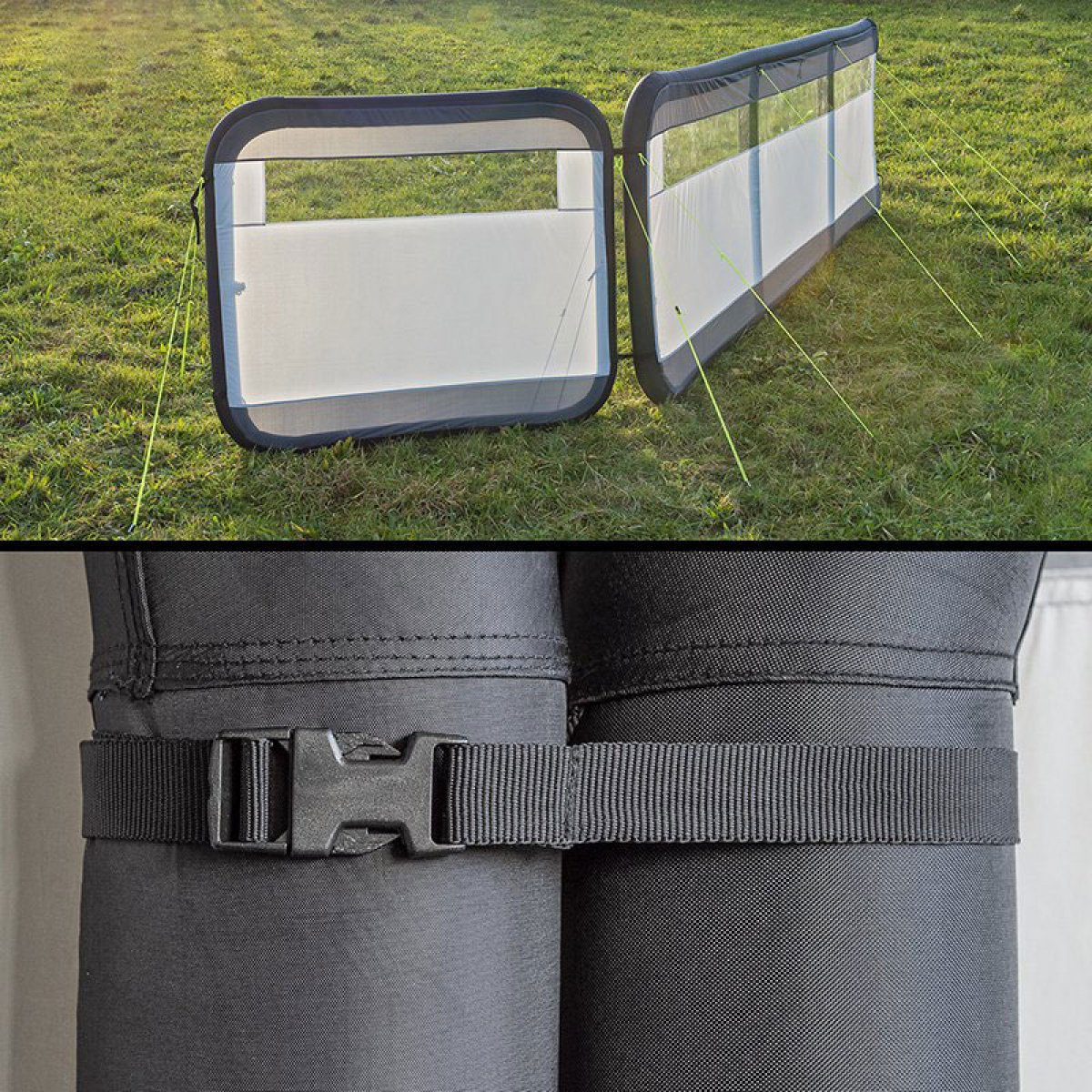 ProPlus Vindskjerm Oppblåsbar 480x140 cm i gruppen Fortelt & Markiser / Vindskydd hos Campmarket (78374)
