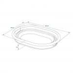 ProPlus Sammenleggbar Vaskekurv 17 liter ProPlus Sammenleggbar Vaskekurv 17 liter