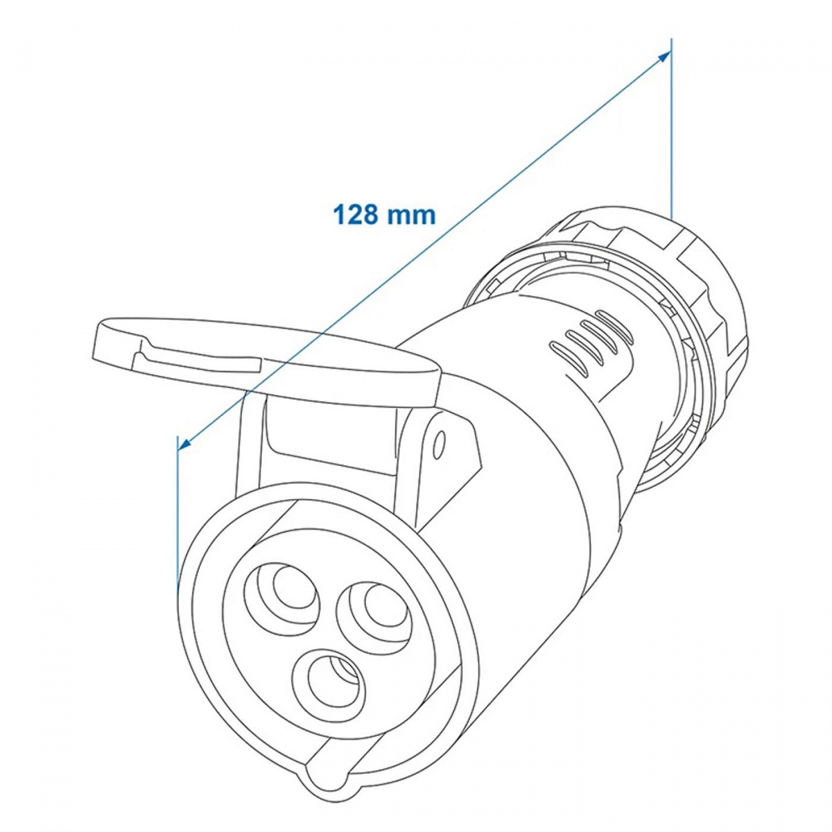 ProPlus CEE Uttak 16A i gruppen Campingvogn & Bobilt / Elektronikk / Tilkoblingskabler hos Campmarket (78393)