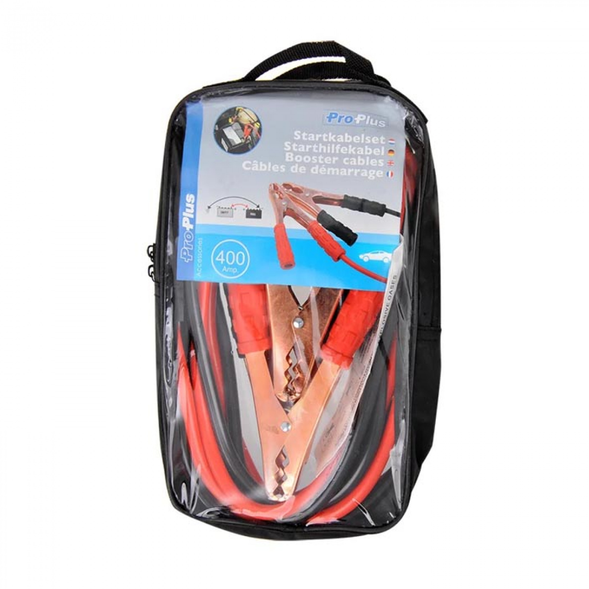ProPlus Startkabler 400Amp. i gruppen Campingvogn & Bobilt / Elektronikk / Batterier & Omformere / Batterilader hos Campmarket (78422)