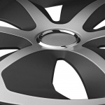 ProPlus Hjulskjermer Roco sølv/svart 15 tommer 4-Pack