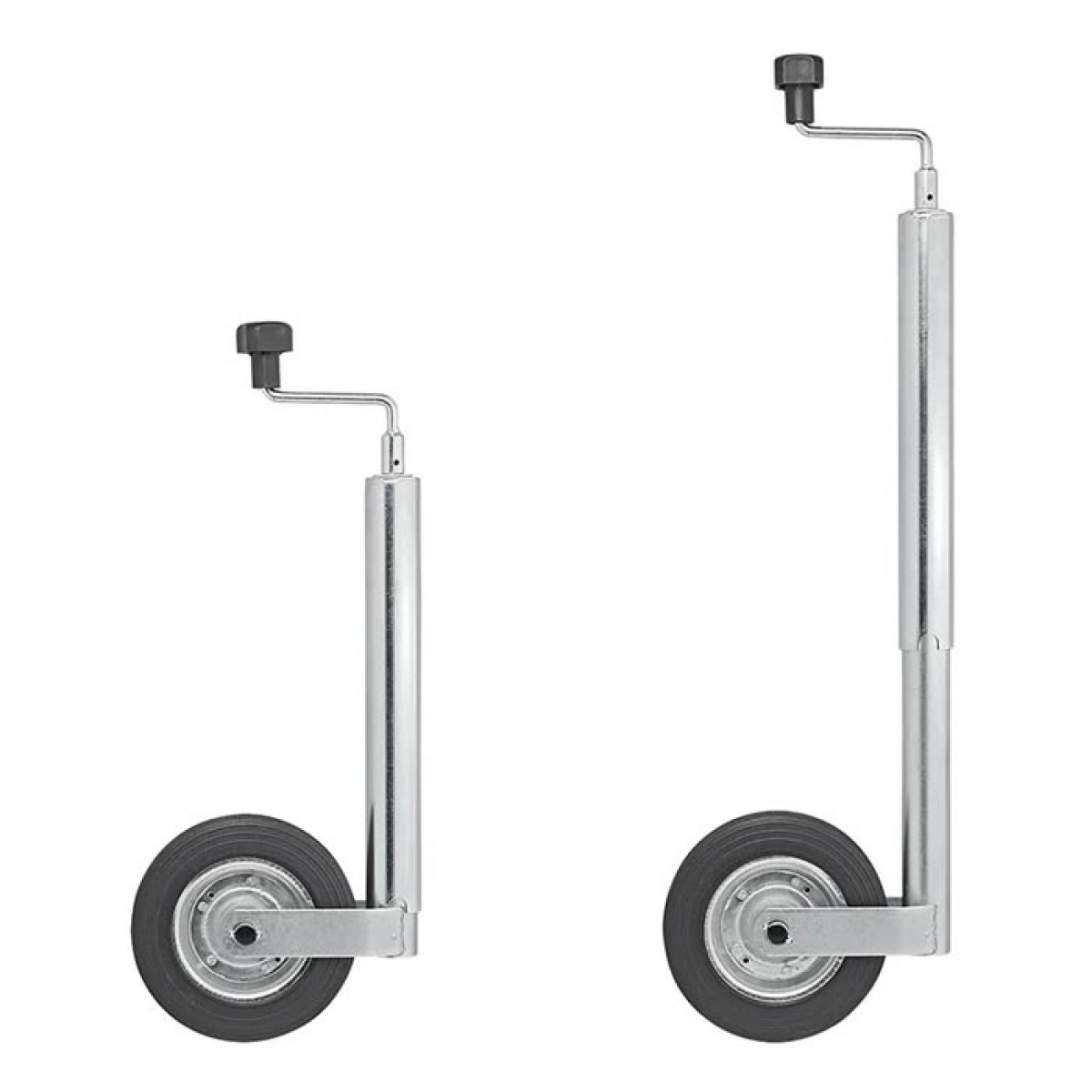 ProPlus Støttehjul 48mm Metallfelg Med Fast Gummidekk 200x50 mm i gruppen Campingvogn & Bobilt / Chassis / Støtteben hos Campmarket (78448)