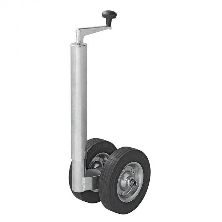 ProPlus Støttehjul Dobbelt 48 Gummidekk 200 x 50 mm i gruppen Campingvogn & Bobilt / Chassis / Støttehjul hos Campmarket (78450)