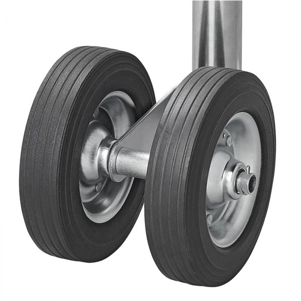 ProPlus Støttehjul Dobbelt 48 Gummidekk 200 x 50 mm i gruppen Campingvogn & Bobilt / Chassis / Støttehjul hos Campmarket (78450)