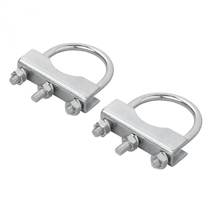 ProPlus Støttehjulsklemme U-feste Rund 60/70mm 2-Pack i gruppen Campingvogn & Bobilt / Karosseri / Annet hos Campmarket (78451)