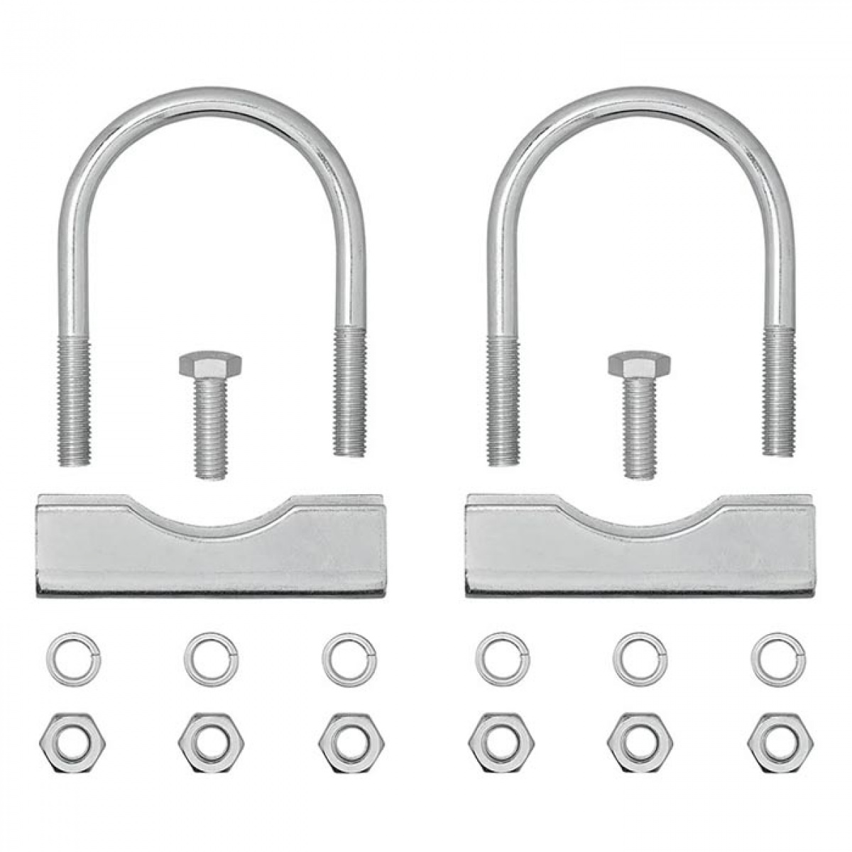 ProPlus Støttehjulsklemme U-feste Rund 60/70mm 2-Pack i gruppen Campingvogn & Bobilt / Karosseri / Annet hos Campmarket (78451)