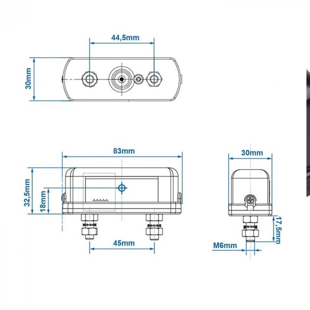 ProPlus Nummerplateg belysning 85x35 mm i gruppen Campingvogn & Bobilt / Elektronikk / Trafikk & Utvendig belysning / Nummerplateg belysning hos Campmarket (78462)