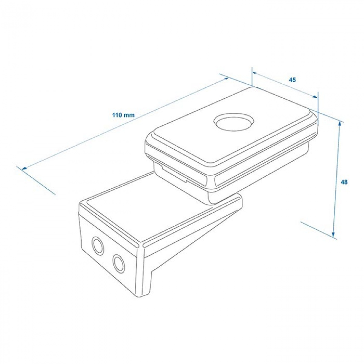 ProPlus Fremre Positionslykt 110x45x51 mm Hvit i gruppen Campingvogn & Bobilt / Elektronikk / Trafikk & Utvendig belysning hos Campmarket (78463)