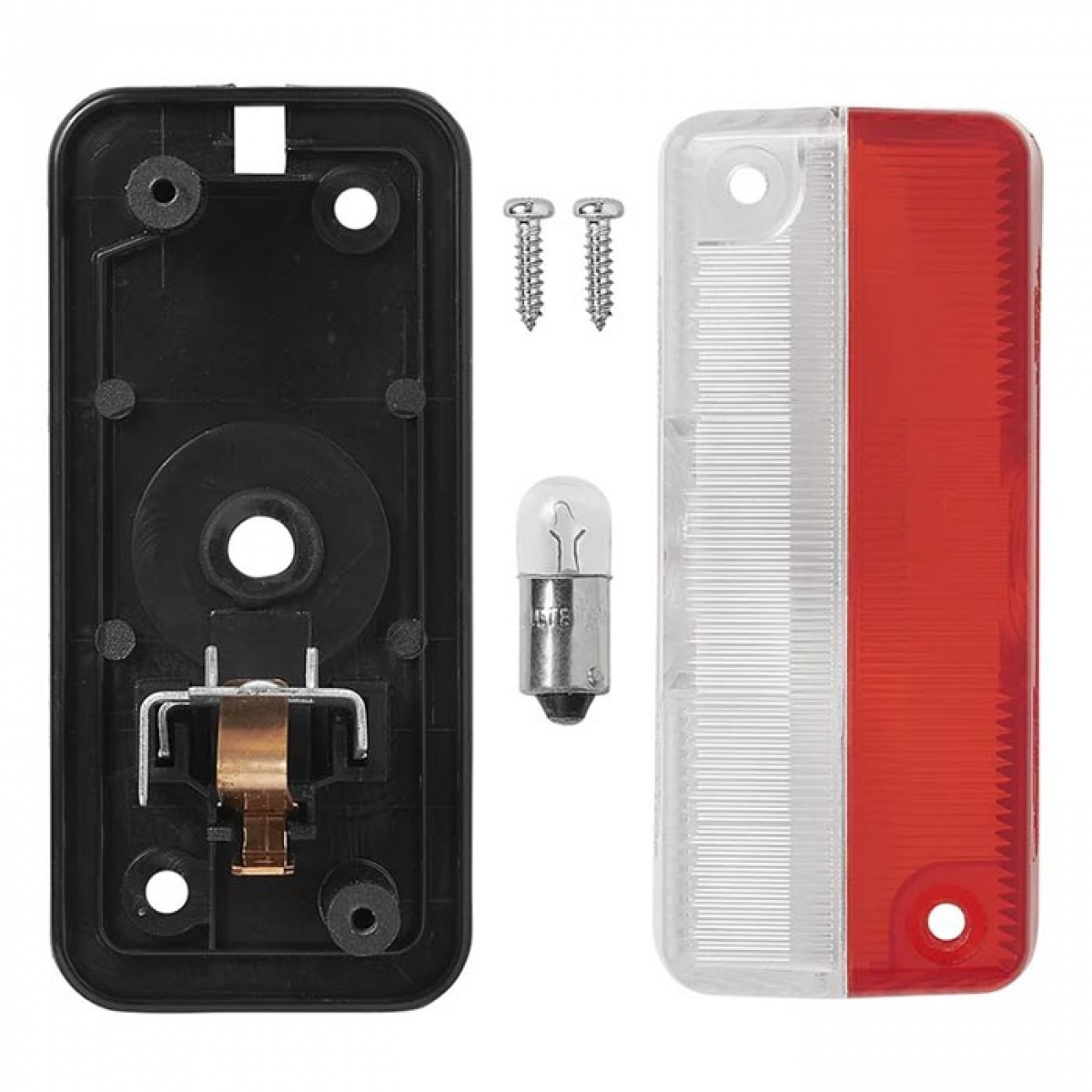 ProPlus Breddemarkeringslykt 92x42 mm Rød/hvit i gruppen Campingvogn & Bobilt / Elektronikk / Trafikk & Utvendig belysning / Breddemarkeringslys hos Campmarket (78464)