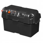 ProPlus Batteriboks 35x18x20 cm 2xUSB-utgang 1x 12V-utgang - Voltmåler
