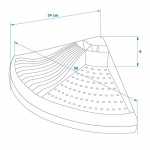 ProPlus Diskstativ For Hjørne ProPlus Diskstativ For Hjørne