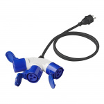 ProPlus Tilkoblingskabel 150 cm 230V Til 3xCEE