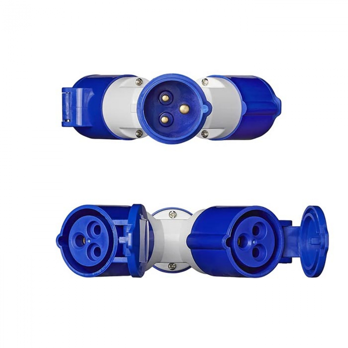 ProPlus CEE 2-veis Delere 16A i gruppen Campingvogn & Bobilt / Elektronikk / Tilkoblingskabler hos Campmarket (78486)