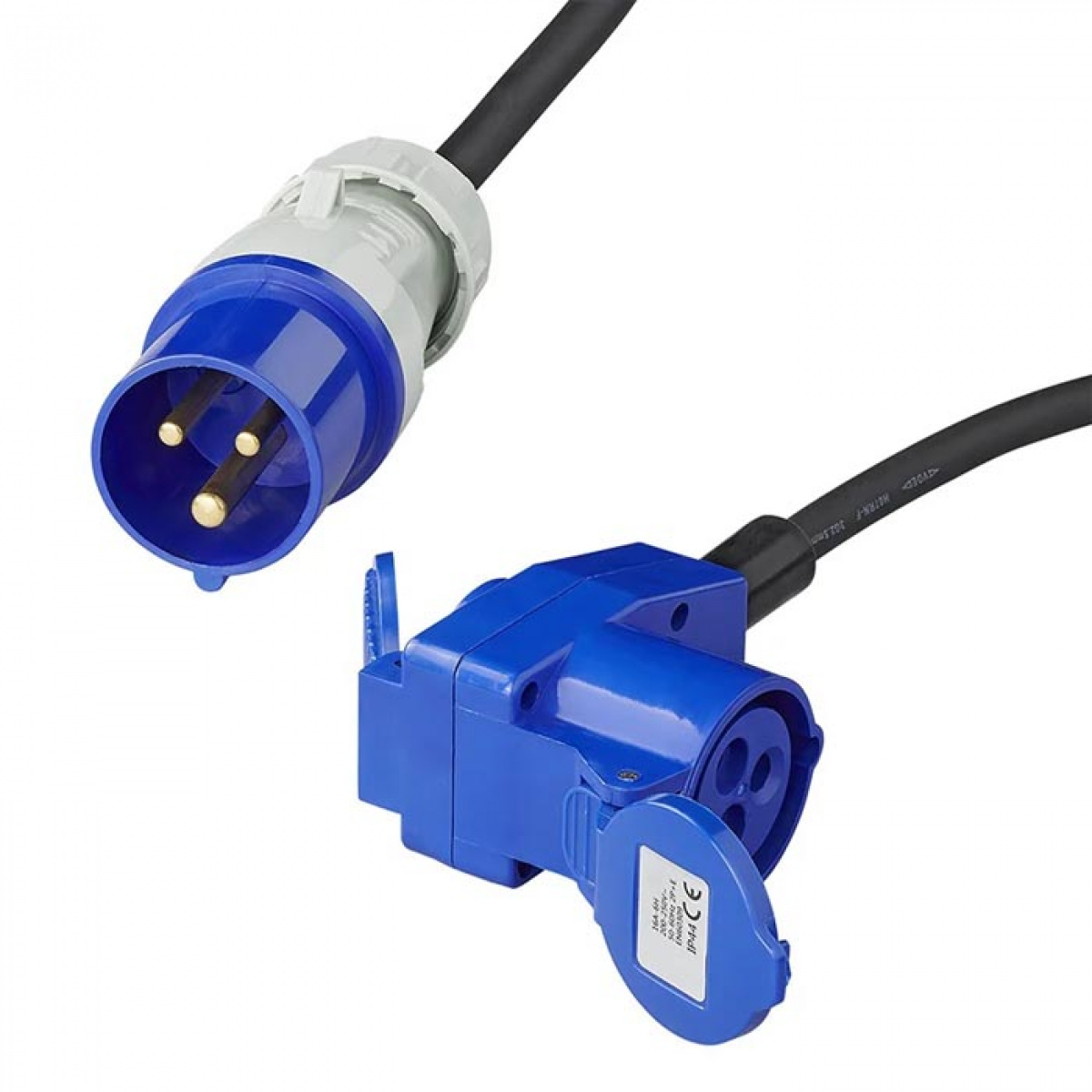 ProPlus CEE Tilkoblingskabel 150 cm Vinklet i gruppen Campingvogn & Bobilt / Elektronikk / Tilkoblingskabler hos Campmarket (78498)