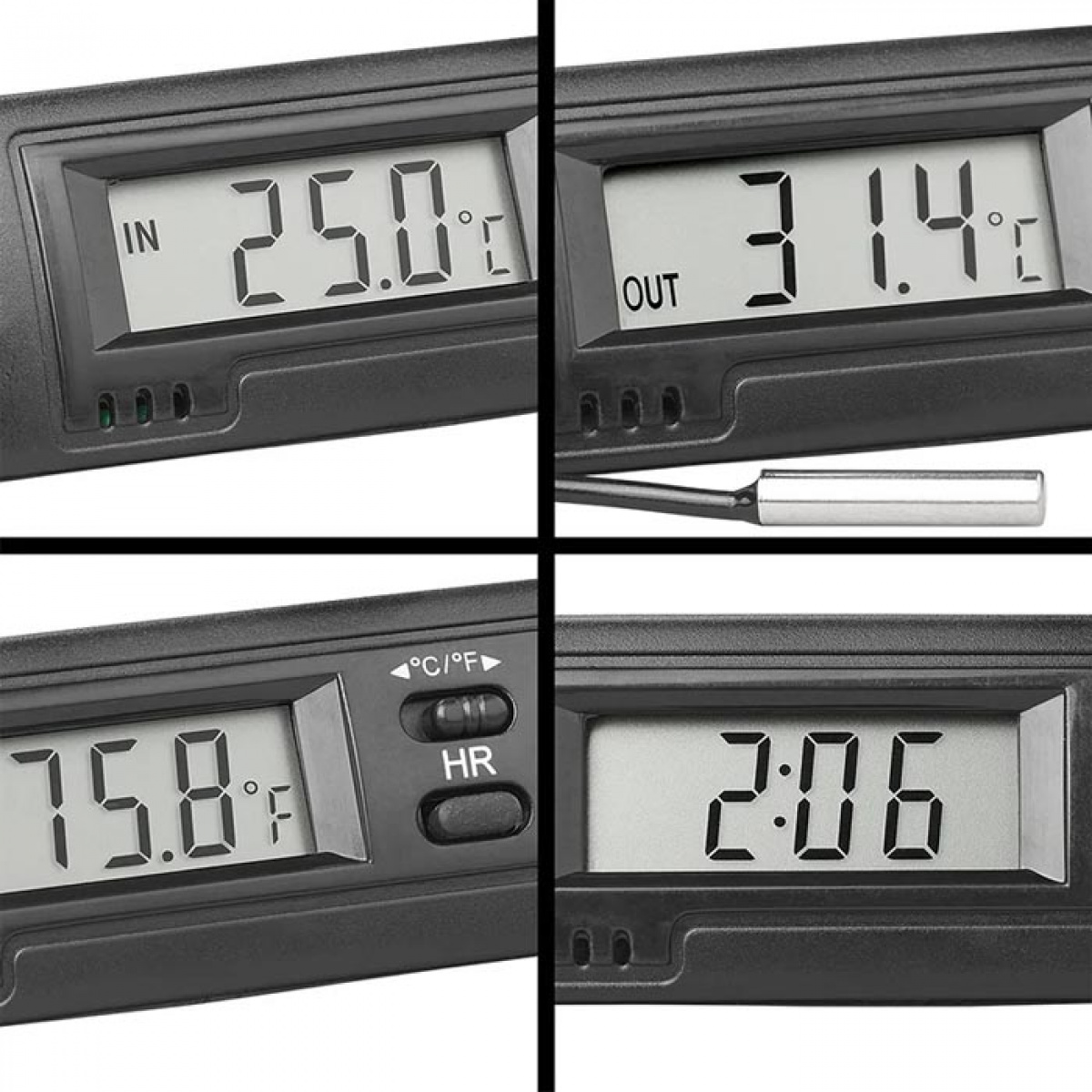 ProPlus Innendørs-/utendørstermometer modell 2 i gruppen Campingvogn & Bobilt / Varme, Kulde & Ventilasjon hos Campmarket (78515)