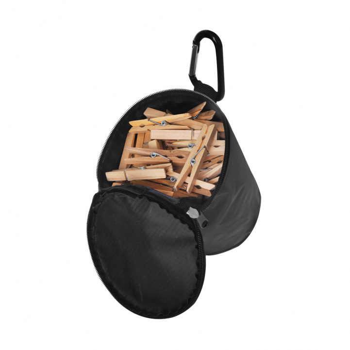 ProPlus Klesklypeholder med karabinkrok i gruppen Husholdning & Kjøkken / Vask, Rengjøring & Oppvask / Tørkestativer hos Campmarket (78538)