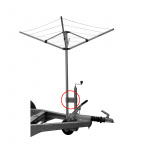 ProPlus Støttehjulsklemme for tørkesnor ProPlus Støttehjulsklemme for tørkesnor