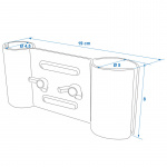 ProPlus Støttehjulsklemme for tørkesnor ProPlus Støttehjulsklemme for tørkesnor