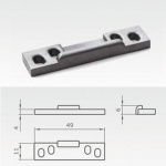 Motstykke Grå Plast