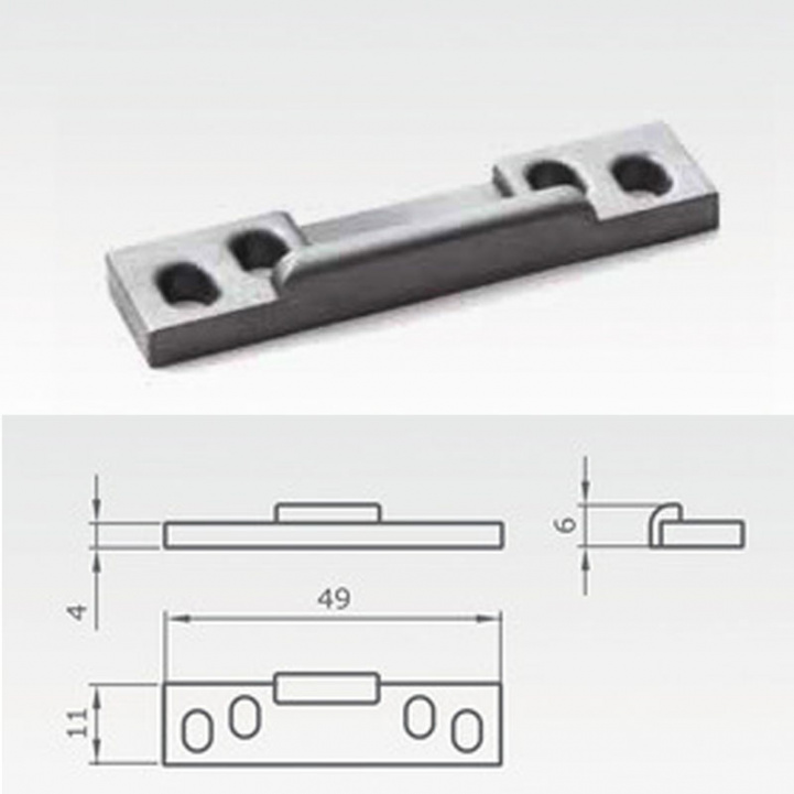 Motstykke Grå Plast i gruppen Campingvogn & Bobilt / Lås & Beslag / Inv. Dør & Låslukker hos Campmarket (78680)