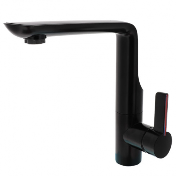 Komet Blandare Modena Svart i gruppen Vann & Sanitær / Vann / Vannkraner / Kaldt & Varmt vannkraner hos Campmarket (78869)