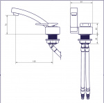 Komet Blandare Florenz Svart