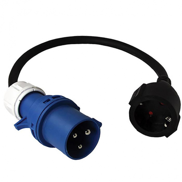 Smart Living Adapterkabel 230V CEE 0,5m i gruppen Campingvogn & Bobilt / Elektronikk / Tilkoblingskabler hos Campmarket (78940)