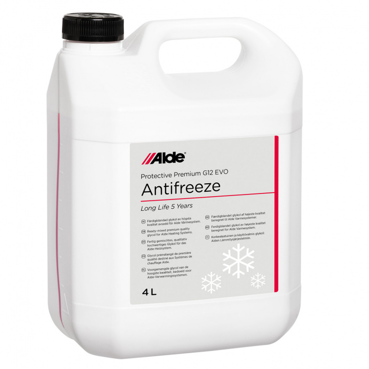 Alde Glykol Premium G12 4 Liter i gruppen Campingvogn & Bobilt / Varme, Kulde & Ventilasjon / Alde / Annet hos Campmarket (78995)