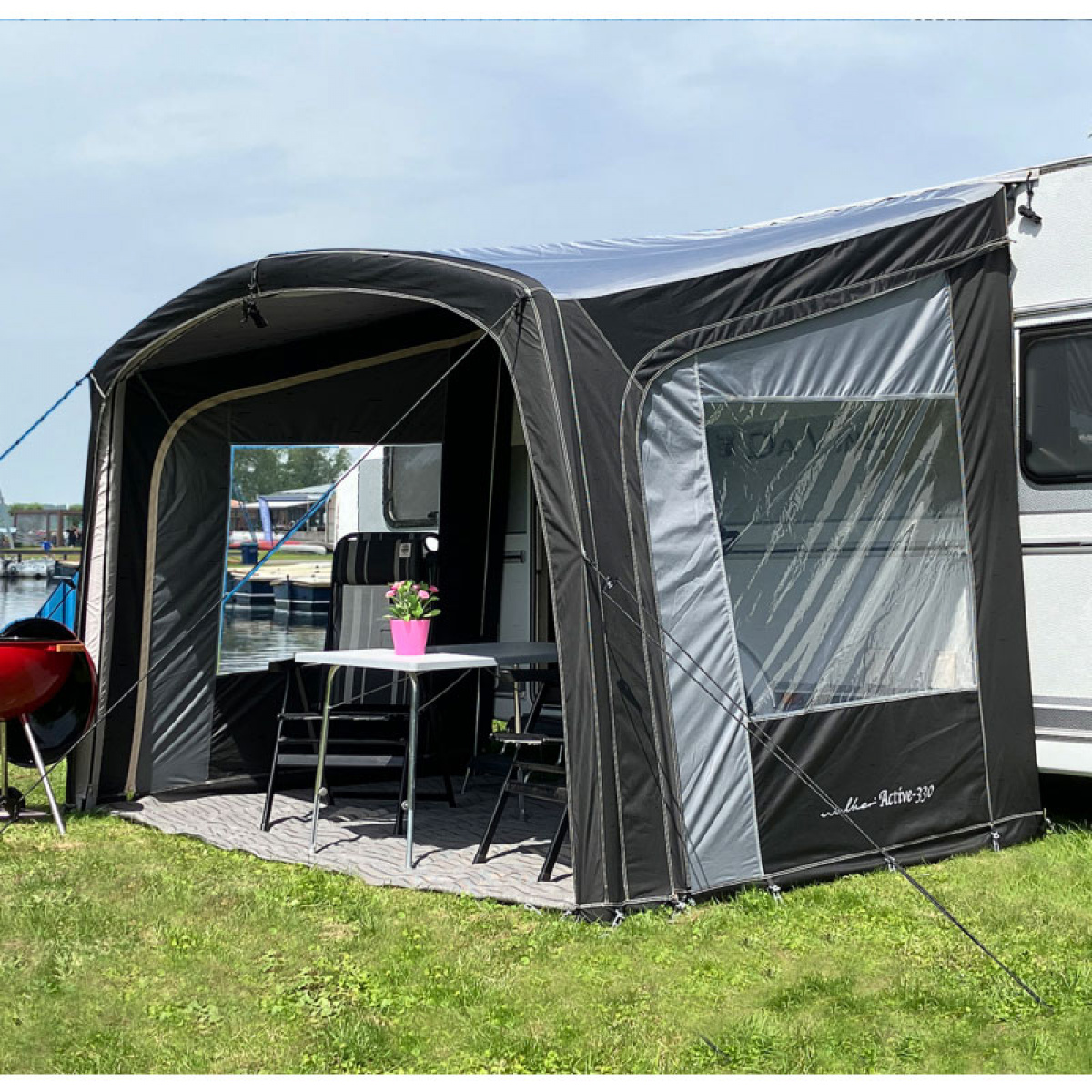 Walker Soltak Aktiv Luft i gruppen Fortelt & Markiser / Markiser / Campingvognmarkiser / Luftmarkise hos Campmarket (79133)