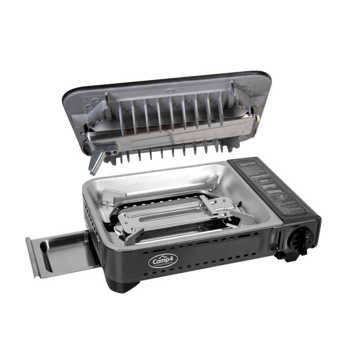 Camp4 Gassgrill med grillplate i gruppen Husholdning & Kjøkken / Griller / Gassgrill hos Campmarket (79210)