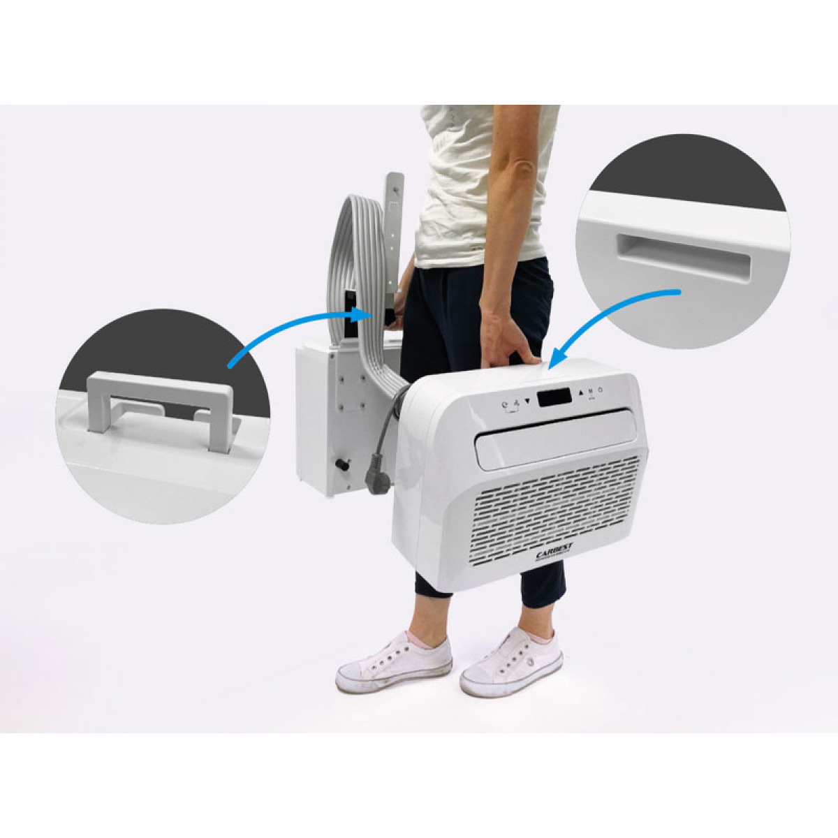 Carbest Split-AC 5000 BTU/h i gruppen Campingvogn & Bobilt / Varme, Kulde & Ventilasjon / AC / Portabel Luftkondisjonering hos Campmarket (79235)