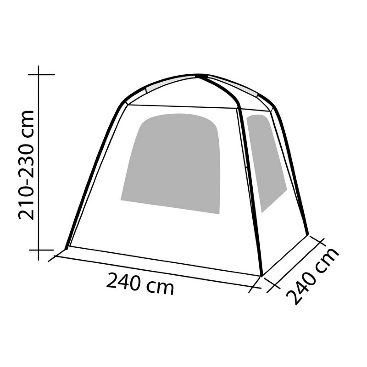 ReimoTent Bakluktelt UniVan 2 Minicamper-Vans i gruppen Fortelt & Markiser / Øvrige Telt & Campingtelt hos Campmarket (79238)