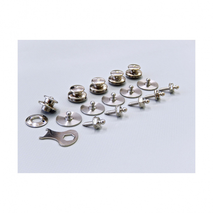 Loxx 5-Pack Sikkerhetstrykklås Med Motstykke i gruppen Campingvogn & Bobilt / Tekstilmatter & Overdrag / Isoleringsmatter / Tilbehør hos Campmarket (79267)