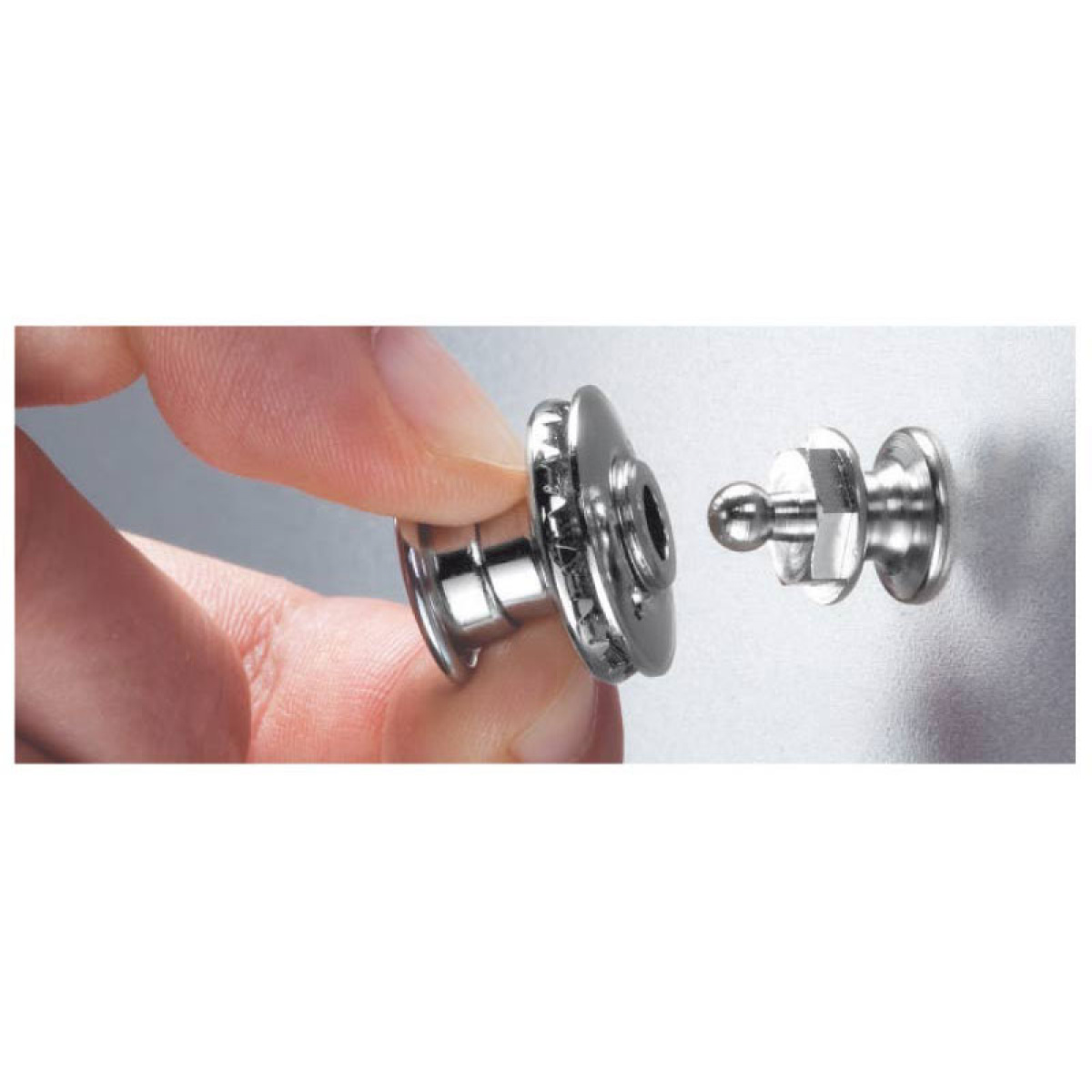 Loxx 5-Pack Sikkerhetstrykklås Med Motstykke i gruppen Campingvogn & Bobilt / Tekstilmatter & Overdrag / Isoleringsmatter / Tilbehør hos Campmarket (79267)
