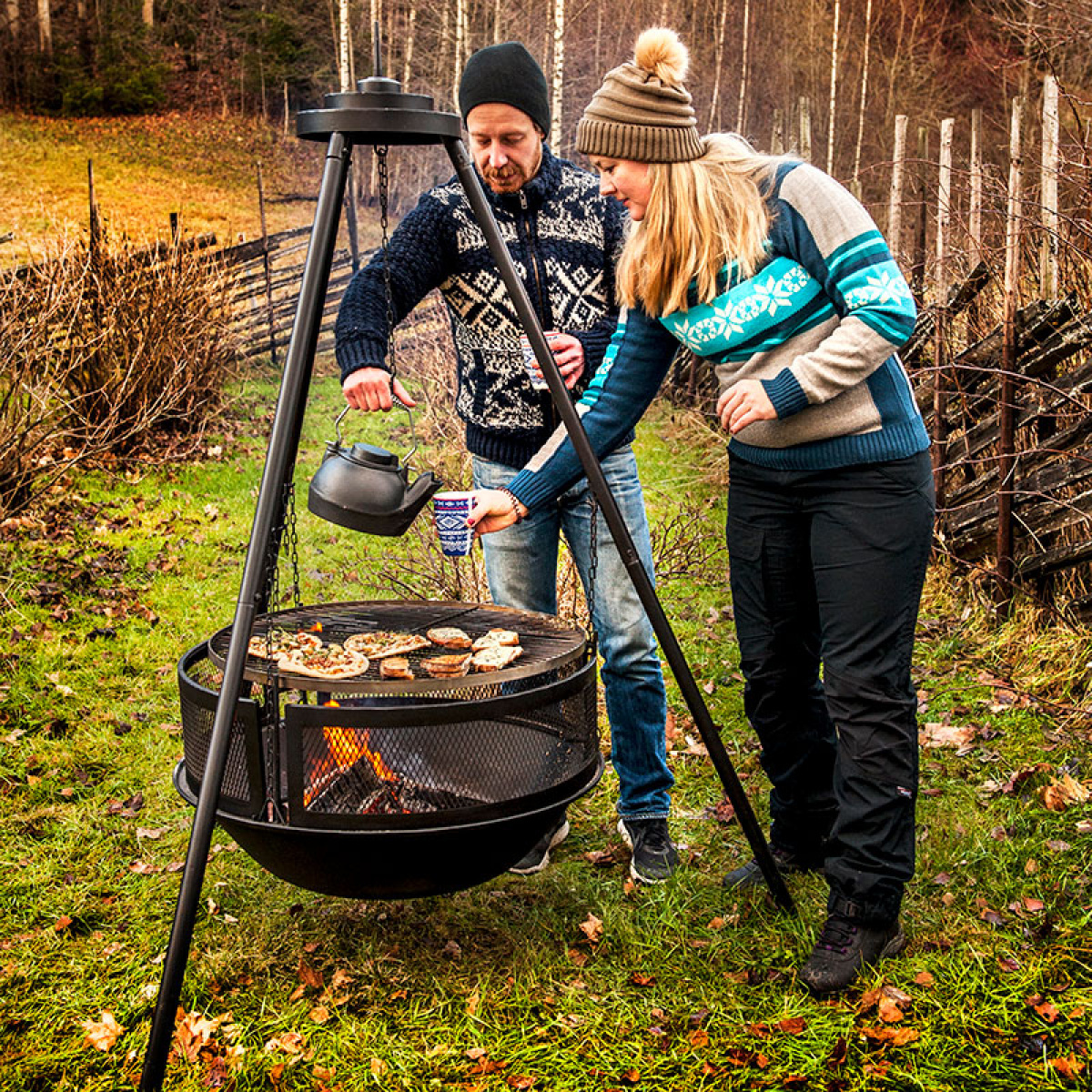 Sunwind Bålpanne Jette i gruppen Husholdning & Kjøkken / Griller / Øvrige griller hos Campmarket (79383)