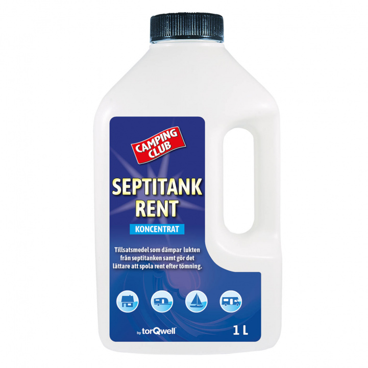 Toalett Kjemikalievæske 1L i gruppen Vann & Sanitær / Kjemi & Tilbehør / Toalett/Tank-rengjøring & Tilbehør hos Campmarket (79582)