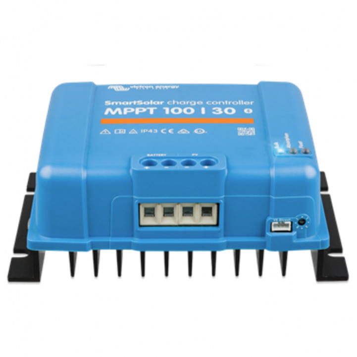 Victron SmartSolar Regulator MPPT 100/30 i gruppen Campingvogn & Bobilt / Elektronikk / Solpaneler / Solcelleregulatorer / MPPT hos Campmarket (79686)